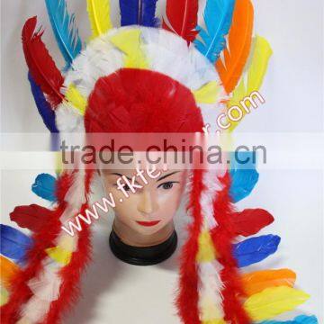 Wedding Decoration And Party Suppliesl Turkey Feather Headdress Carniva