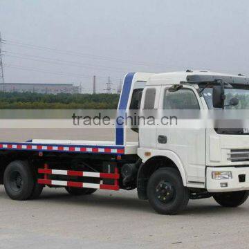 Dongfeng 4*2 platform road wrecker truck