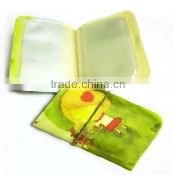 Beauty Plastic ID Card Cover Book wallet