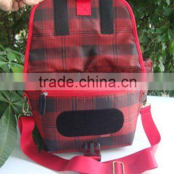 2016 New Red and Black Waterproof Nylon Cross Body Bag Cheap Camera Bag Manufacturer Camera Tote Bag photo-2