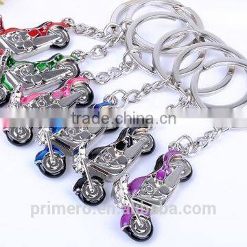 Cheap Hot Sale 3D Simulation Model Motorcycle Metal Key Chain Keyring Jewelry photo-4