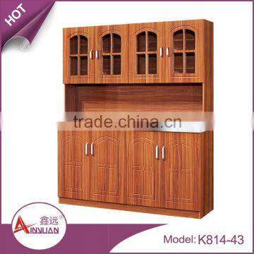 Chinese Simple Custom Short Kitchen Cabinet Mdf Wooden Kitchen Cupboard on Sale photo-6