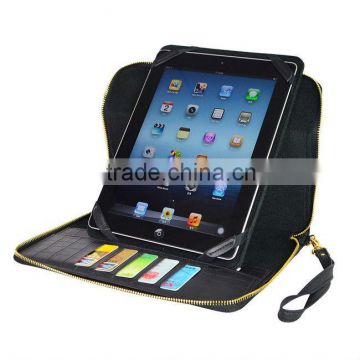 Travel Carrying Universal Stand Leather Cases For 8 inch Tablet Accessories Case Cover Pouch