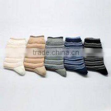 Fashion stripe cotton sock