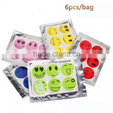 J219 WHOLESALE 6PCS/bag Natural plant Mosquito repellent stickers/patch