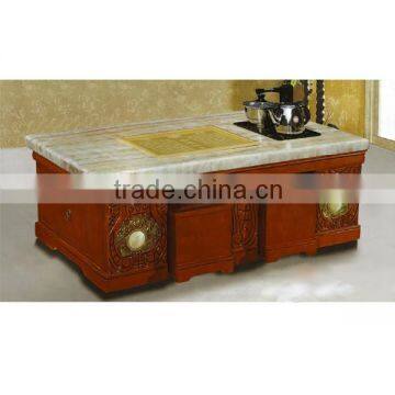 Chinese wooden carved gongfu tea table