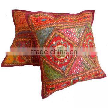 New Vintage Sari Patchwork Designer cushion covers