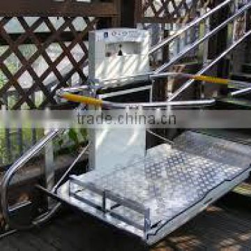 hydraulic residential inclined wheelchair lift for disabled person