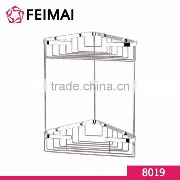Double Layers Hanging Corner Basket Caddy for Bathroom Storage photo-5