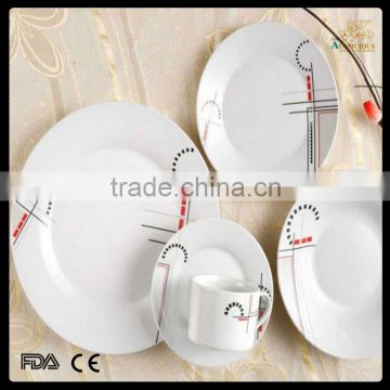 good sale 20pcs decal new bone china dinner set with royal designs