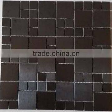 Square shape 304 Stainless steel material mosaics tile for wall