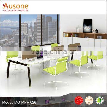 Modern Steel Frame Open Office Partition 6 partition workstation