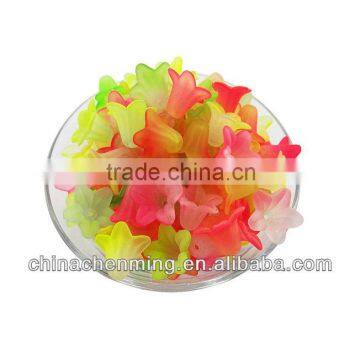 transparent colorful acrylic flower decoration