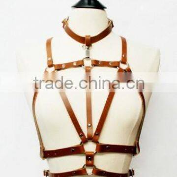 Honey Brown Leather Harness