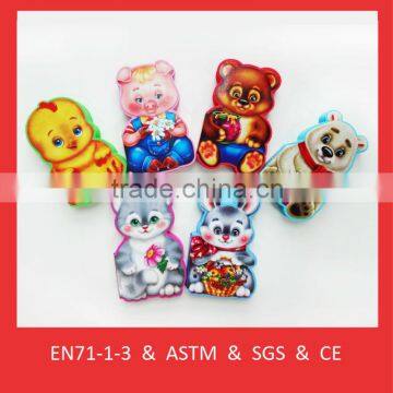 Colored animal shaped eco-friendly EVA soft foam infant books