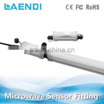 Microwave sensor ip65 40w led tube t8 1500mm 100lm/w with on off function