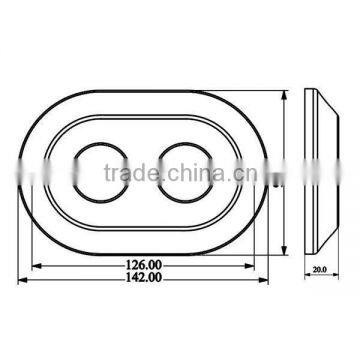 Wholesale 12v 120W RGB 316L Stainless Steel Led Underwater Light For Boat Wire-less photo-3
