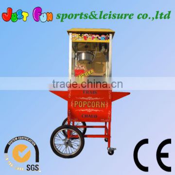 2014 hot sale floor model popcorn maker, popcorn machine with carts