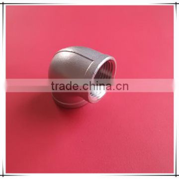 Stainless Steel Cast 150# Threaded Pipe Fitting 90 deg Elbow 1" NPT