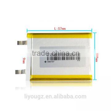 2016 Factory Price Best Selling 3.7V 2100mAh Lithium Polymer ion Battery