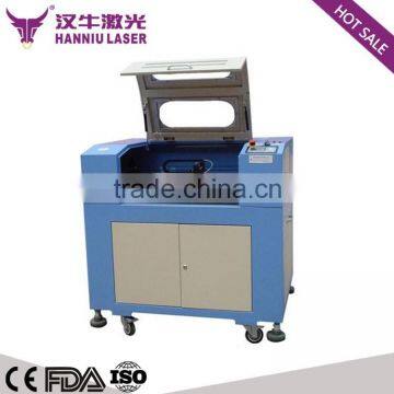 For non-metal 600*400mm small 6040 co2 laser cutter