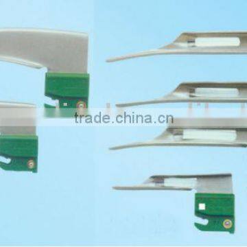 disposable rigid fiber optic laryngoscope blade