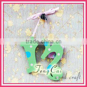 Custom Wooden Decorative Color Aphabet Letter (Wood Craft in Laser-cutting & Engraving)