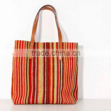 Shopping Bag - Kilim Bag - Tote Bag - Striped Bag