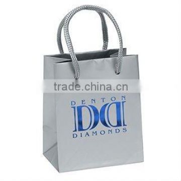 T-shirt bag, T-shirt plastic bag, art paper T-shirt bag --PB173