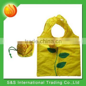 Eco-Friendly strong&durable flower shape grocery nylon foldable shopping bag