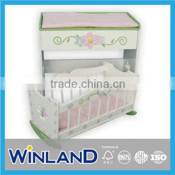 Baby Furniture Rocking Bed Doll Cradle