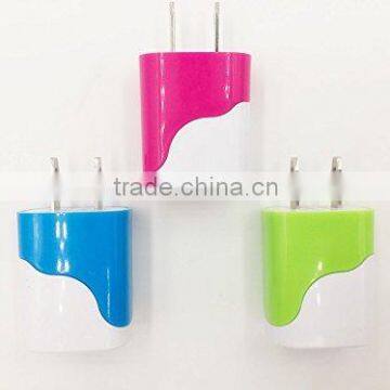 High Quality US/EU Plug 5V 1A USB AC USB For Iphone Charger Wall Power Adapter for ipad