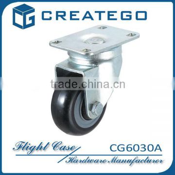 3'' swivel caster with pu wheel for road case