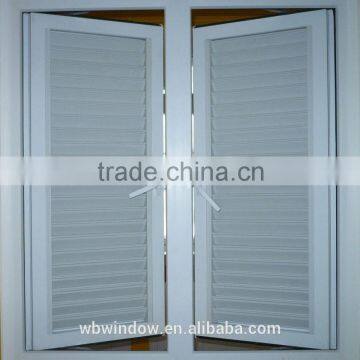 High Quality UPVC Outward Opening Fixed Shutter Casement Window photo-3