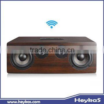 Music wooden box Stereo HiFi wifi speaker