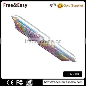 Rainbow Key Multimedia Usb Standard Wired Keyboard photo-3