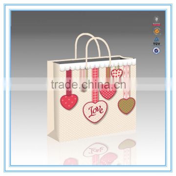 My alibaba New design Love bag paper gift bag &paper shopping bag for shopping