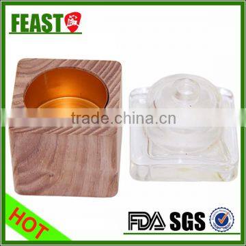 Promotion wooden cosmetic packaging,glass bottle with bamboo lids                        
                                                                                Supplier's Choice