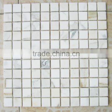 Calacatta Gold Marble Mosaic Tiles