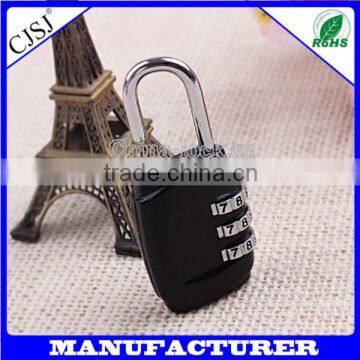 Manufacturer High Quality 3 digital suitcase padlock