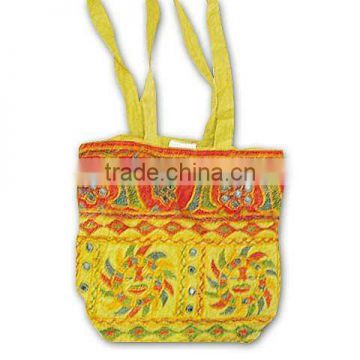 Indian Handmade Embriodery Mirror work Sling Bags