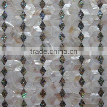 Natural mosaic shell interior shell mosaic wall tile