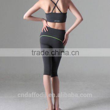 Custom hot sale shapers Trousers Elastic workout Pants Capris For Women Fitness Gym compression pants