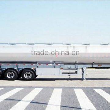 Straight Aluminum Alloy Tanker Trailer 40000L~45000L 3 Axle 6% Expansion With DOT ADR SASO Certifications photo-2