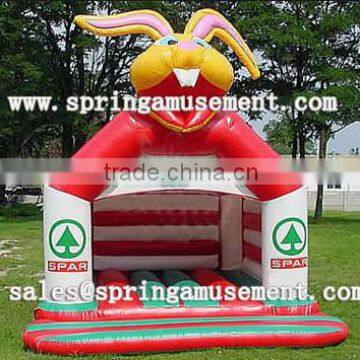 Rabbit character mini inflatable bounce house SP-AB009