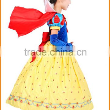 Autumn and winter dress frozen snow white dress wedding dresses SKIRT CHILD COSTUME