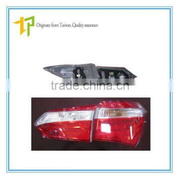 competitive price and quality good performance LED tail lamp/tail lights for toyota corolla 2014, tail lights for corolla 2014