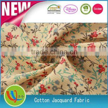 cheap hot shaoxing china Cotton jacquard sliver fabric textile