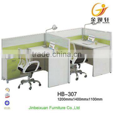 Contemporary Melamine Style Office Cubicle Workstation photo-4