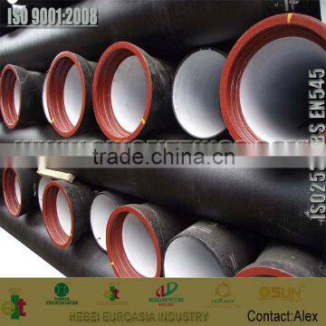 T type ductile cast iron pipe